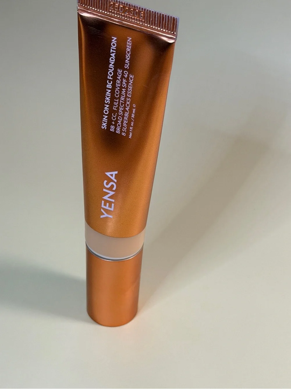 YENSA Skin On Skin B.C. Foundation - Warm Bronze Shade